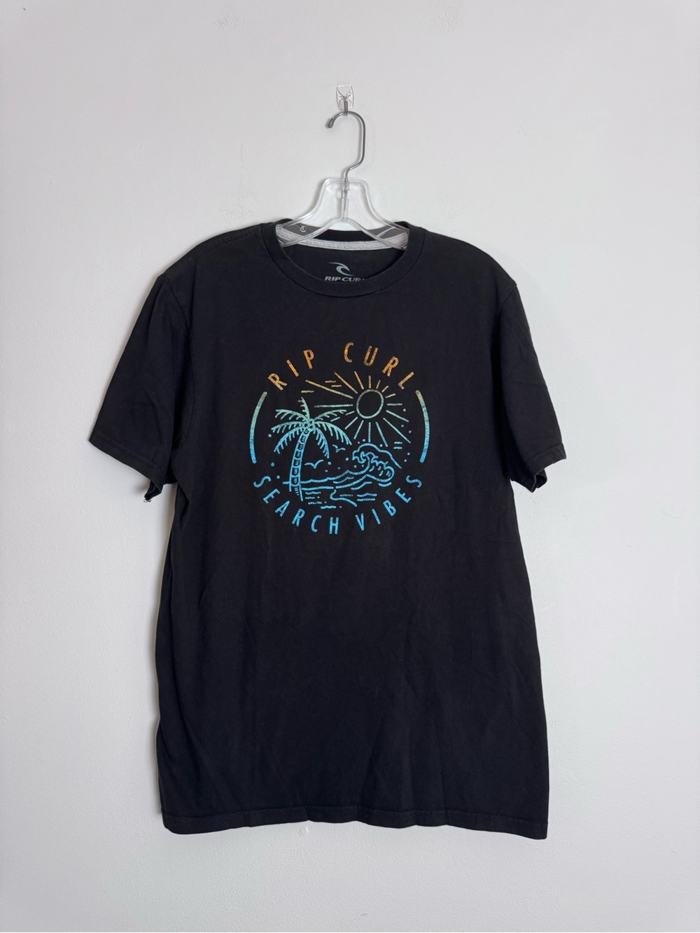 Rip Curl Black 'Search Vibes' Graphic Tee M